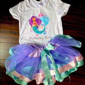 4t Mermaid Birthday Outfit